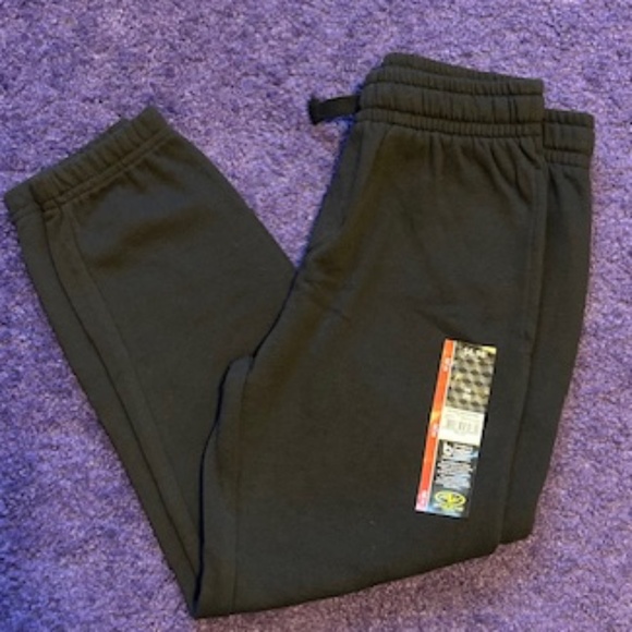 Athletic Works Black fleece sweatpants - Size 8 - NWT - Picture 1 of 3